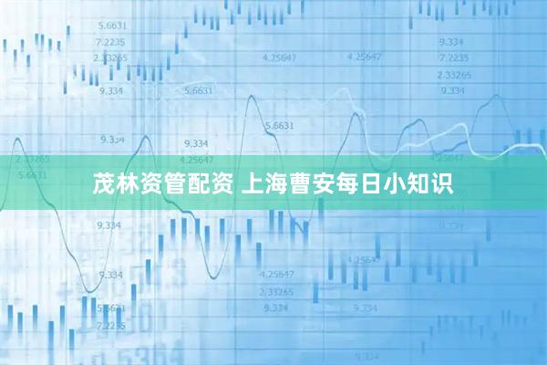 茂林资管配资 上海曹安每日小知识