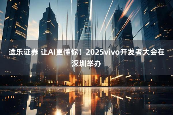 途乐证券 让AI更懂你！2025vivo开发者大会在深圳举办